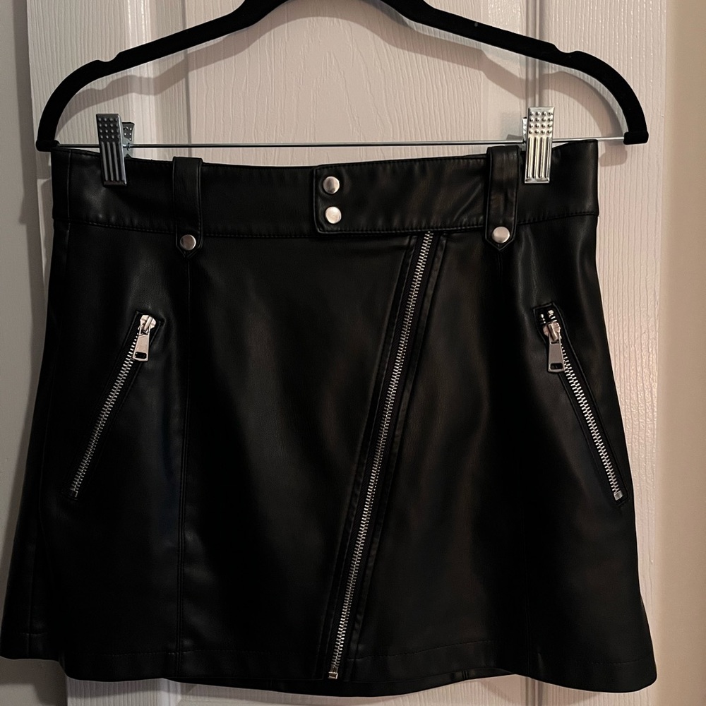 Zara Leather Skirt